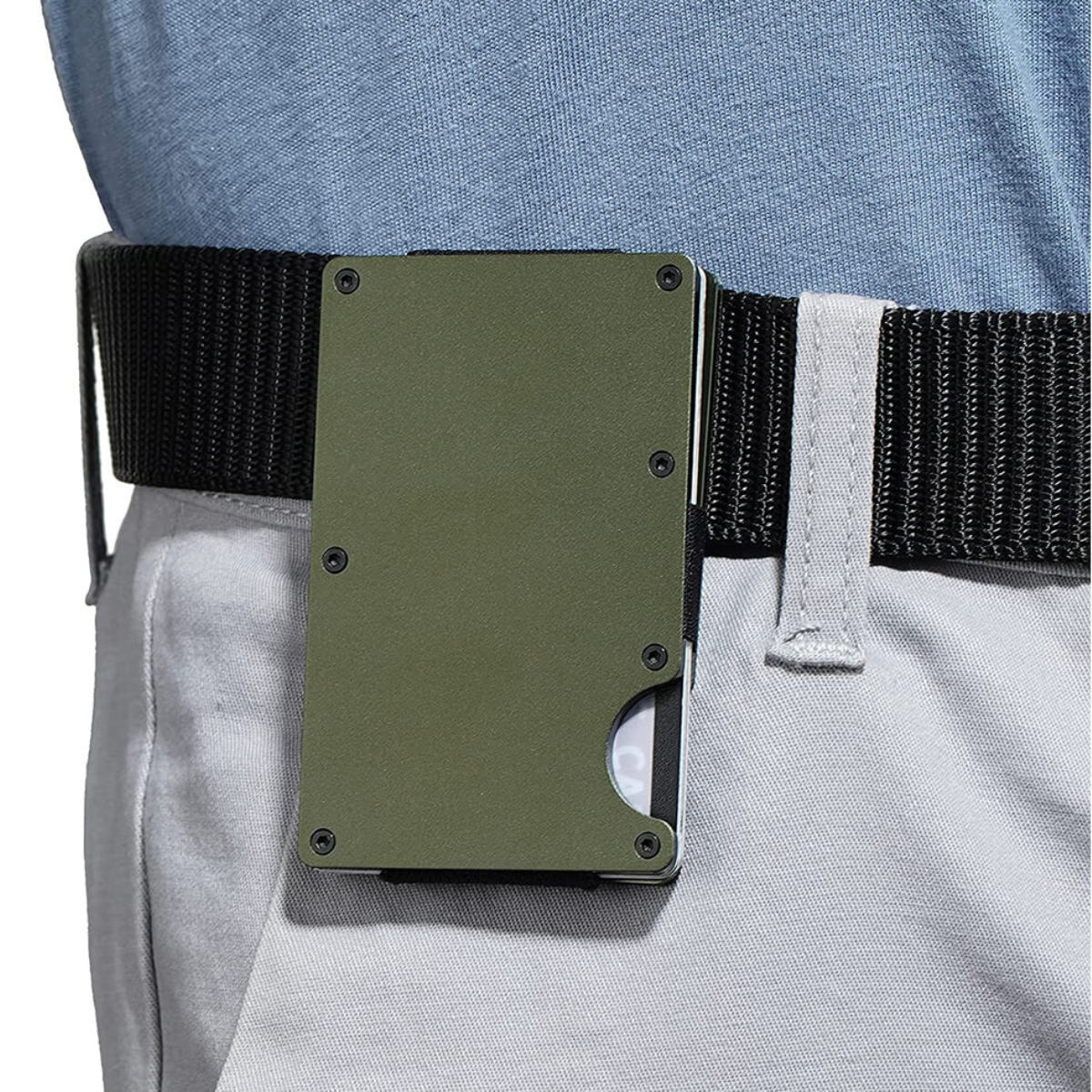 Billetera Metálica Portátil para Tarjetas