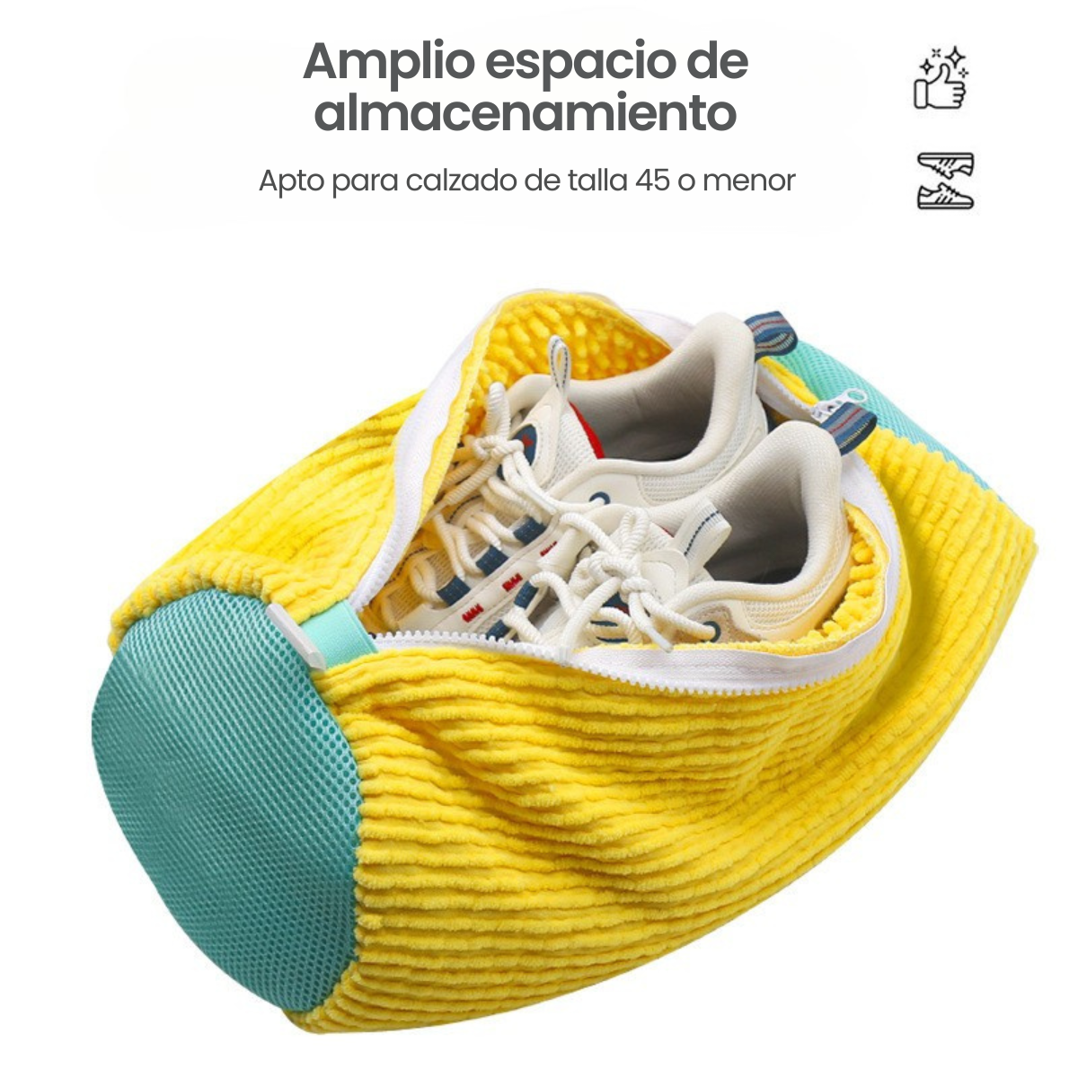 Bolsa de Lavado Reutilizable para Calzado – Protege tus Zapatos en la Lavadora
