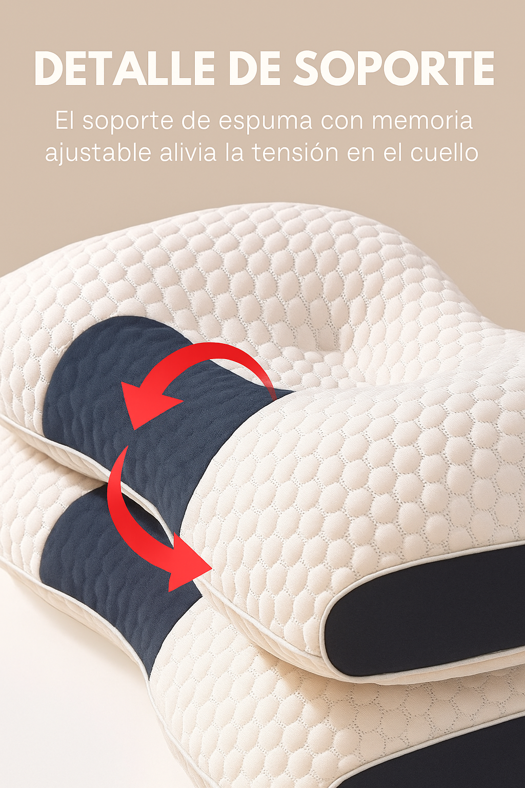 Almohada Memory Foam - Comodidad y Suavidad - Pack X2 Almohadas