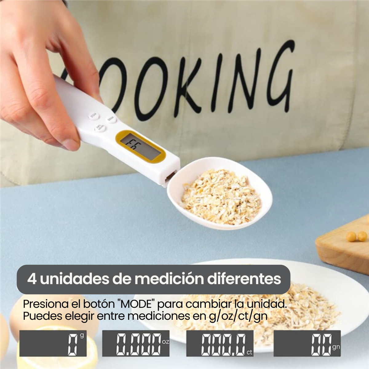 Cuchara Balanza Digital de Precisión – Medición Exacta para Cocina y Más