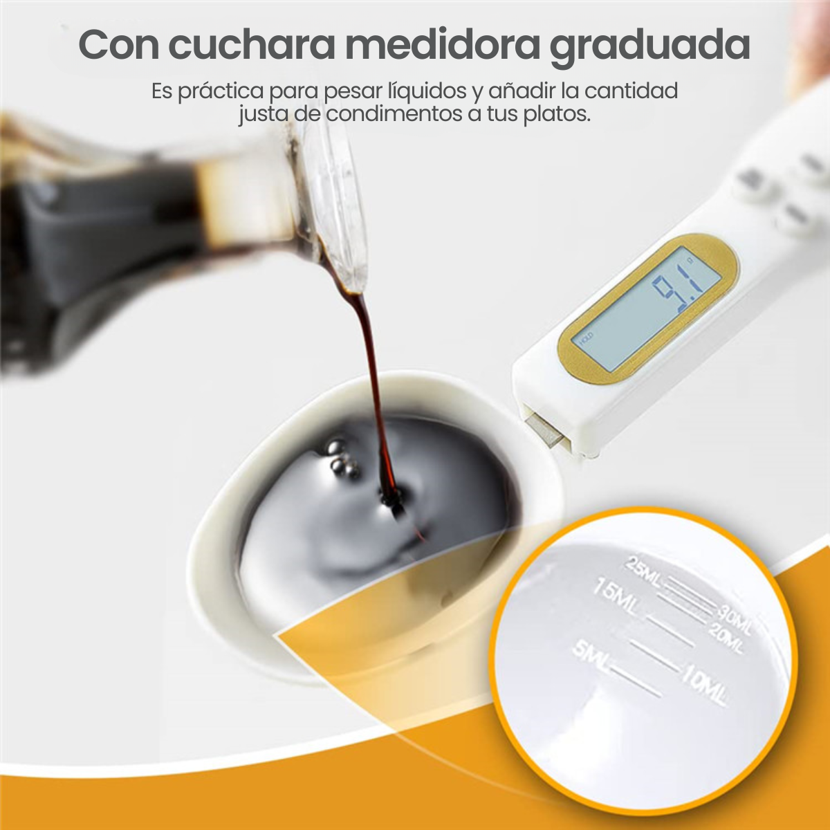 Cuchara Balanza Digital de Precisión – Medición Exacta para Cocina y Más