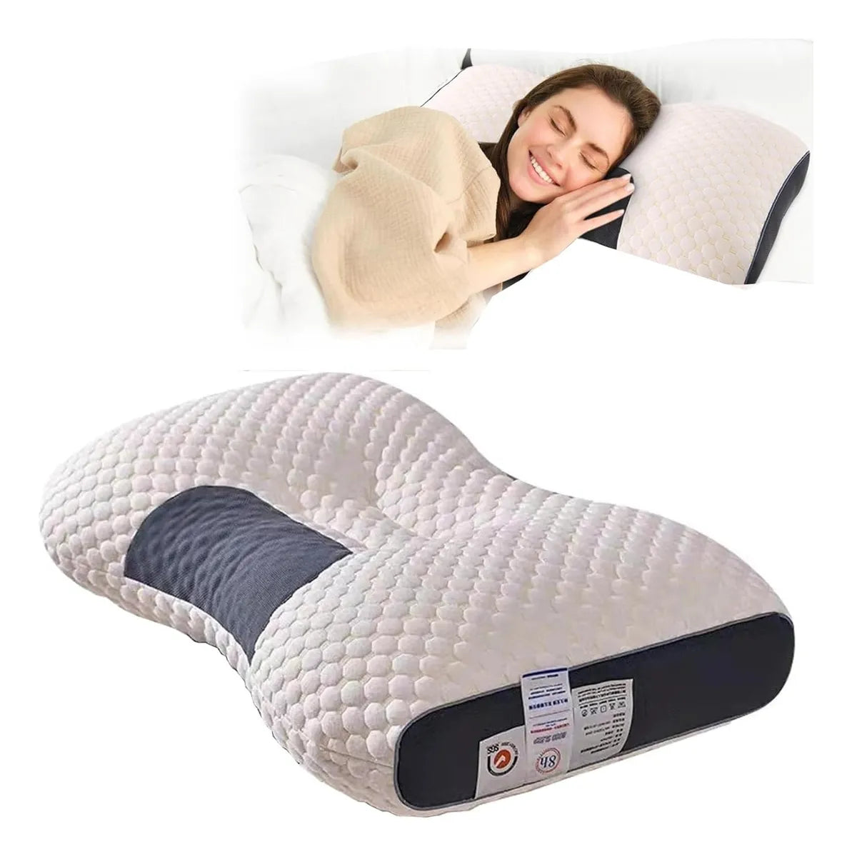 Almohada Memory Foam - Comodidad y Suavidad - Pack X2 Almohadas