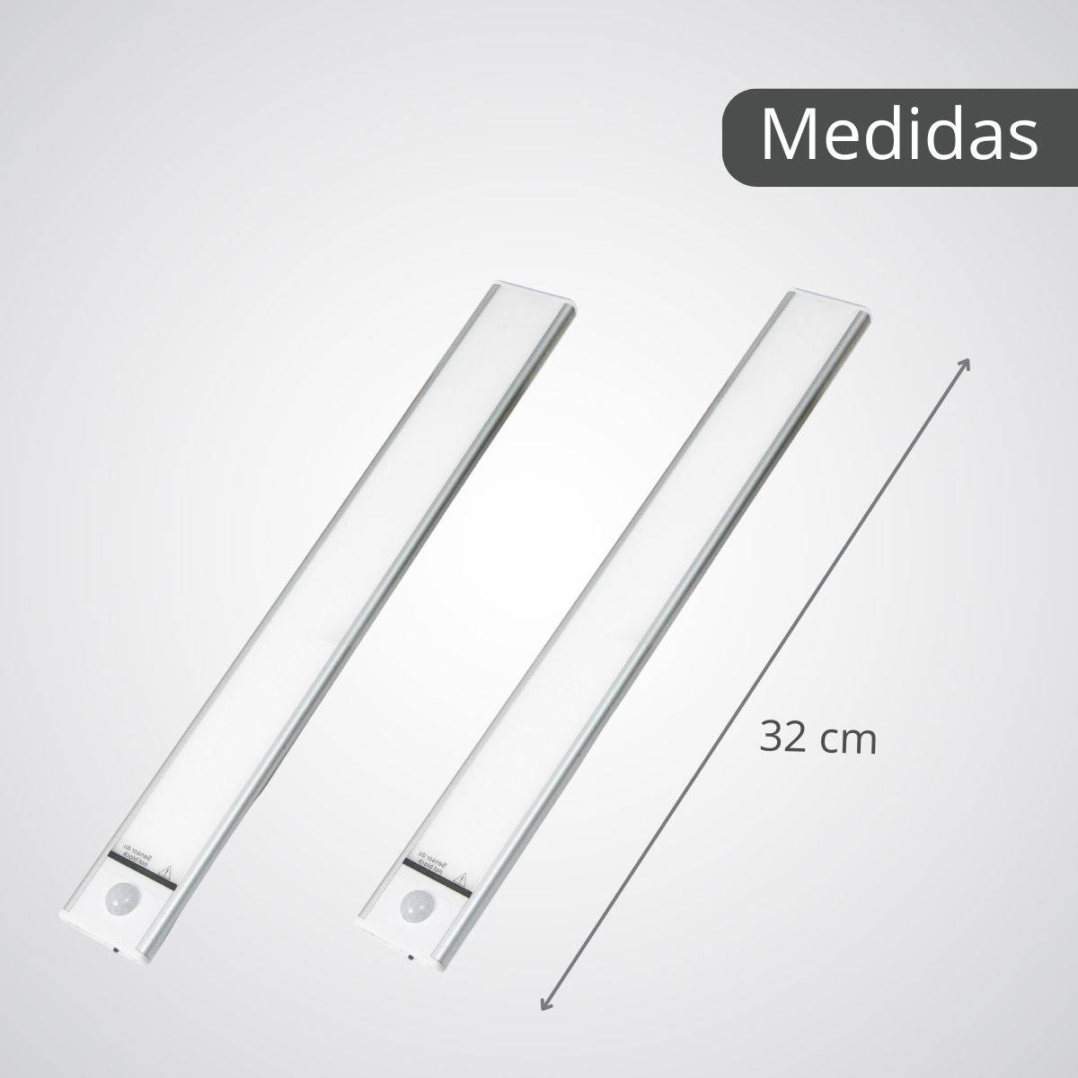 Luz LED Recargable USB con Sensor de Movimiento y Base Magnética – Iluminación Automática para Interiores