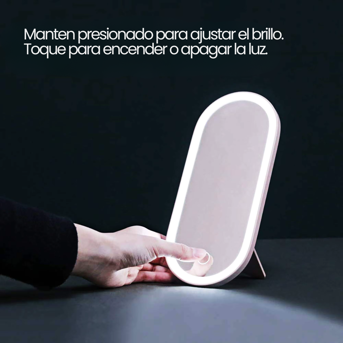 Organizador de Maquillaje con Espejo y luz LED – Organizador para Cosméticos