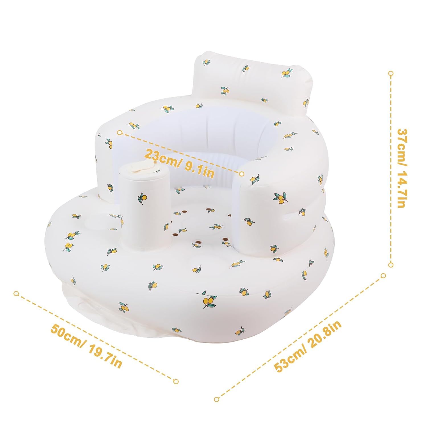 Asiento Inflable para Bebés – Soporte Ergonómico para Aprender a Sentarse