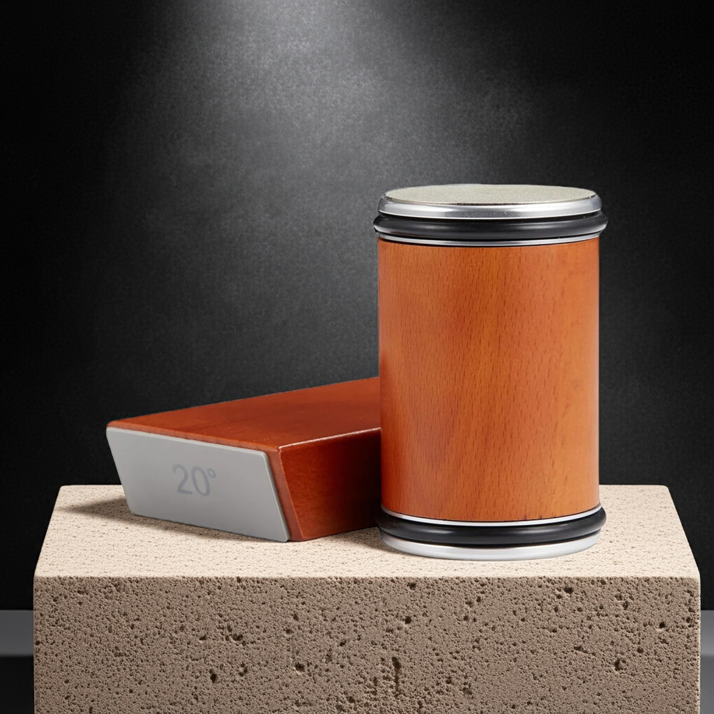 Afilador de Cuchillos Rodante con Ángulo Magnético Ajustable – Afilado Profesional y Preciso para Cocina