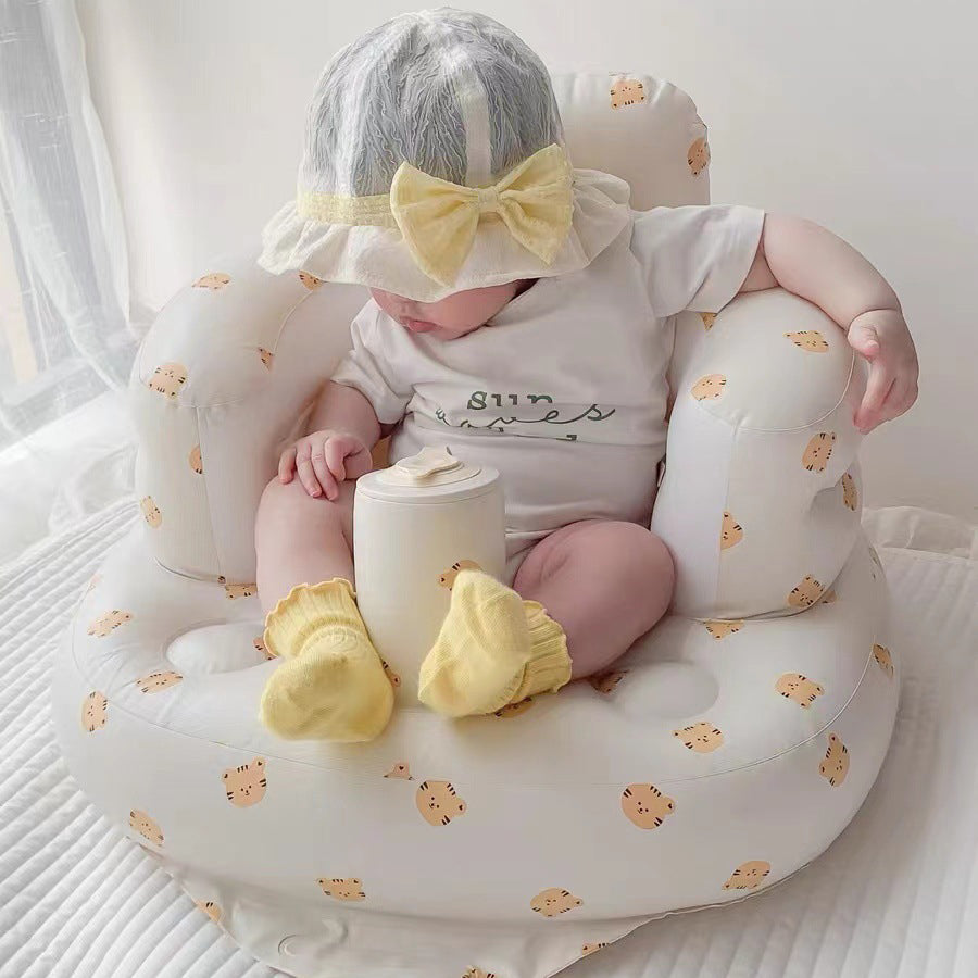 Asiento Inflable para Bebés – Soporte Ergonómico para Aprender a Sentarse