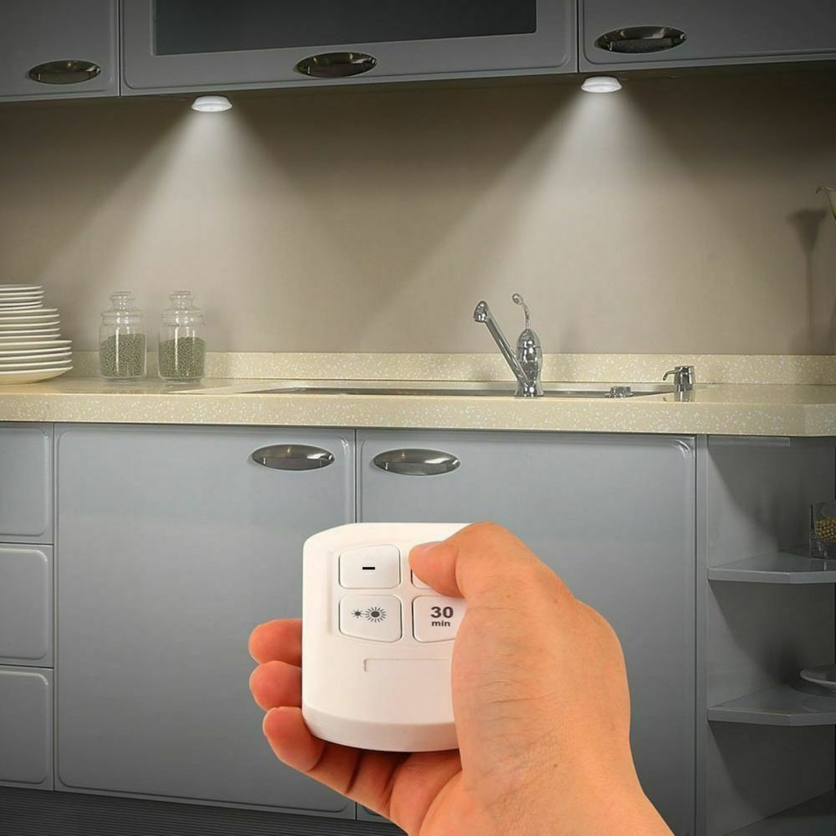 Luces Nocturnas LED con Control Remoto – Iluminación Regulable para Dormitorio y Hogar