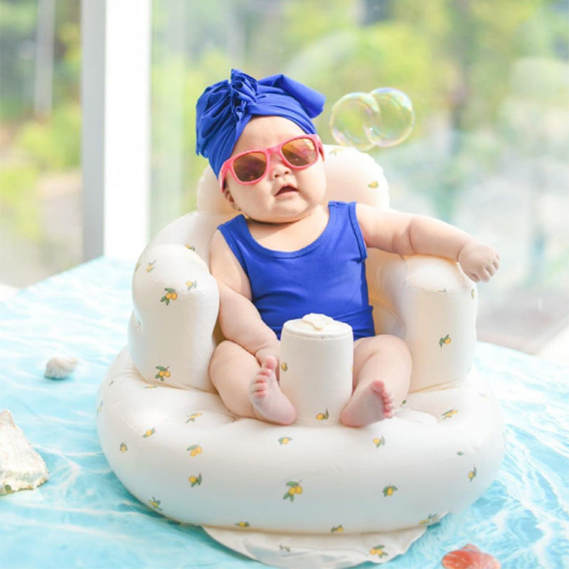 Asiento Inflable para Bebés – Soporte Ergonómico para Aprender a Sentarse
